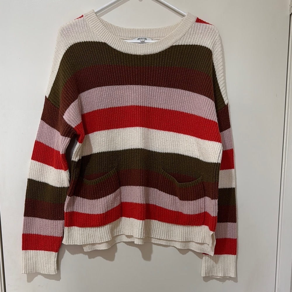 Madewell Patch Pocket Pullover Sweater